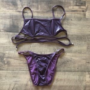 sauvage california Swim - Bandeau style bikini set sauvage california Swim - Bandeau style bikini set